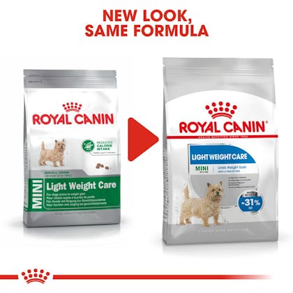 بسته بندی جدید غذا رویال کنین مینی لایت ویت royal canin mini light weight