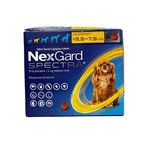 قرص ضد انگل، کک و کنه نکس گارد اسپکترا سگ 3.5 تا 7.5 کیلوگرم – NexGard SPECTRA