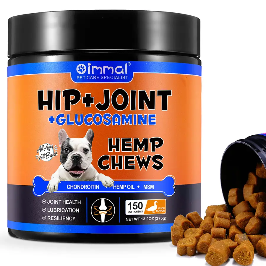 تشویقی  تقویت کننده مفصل و ران سگ با طعم گوشت اردک اویمال Oimmal hip & joint