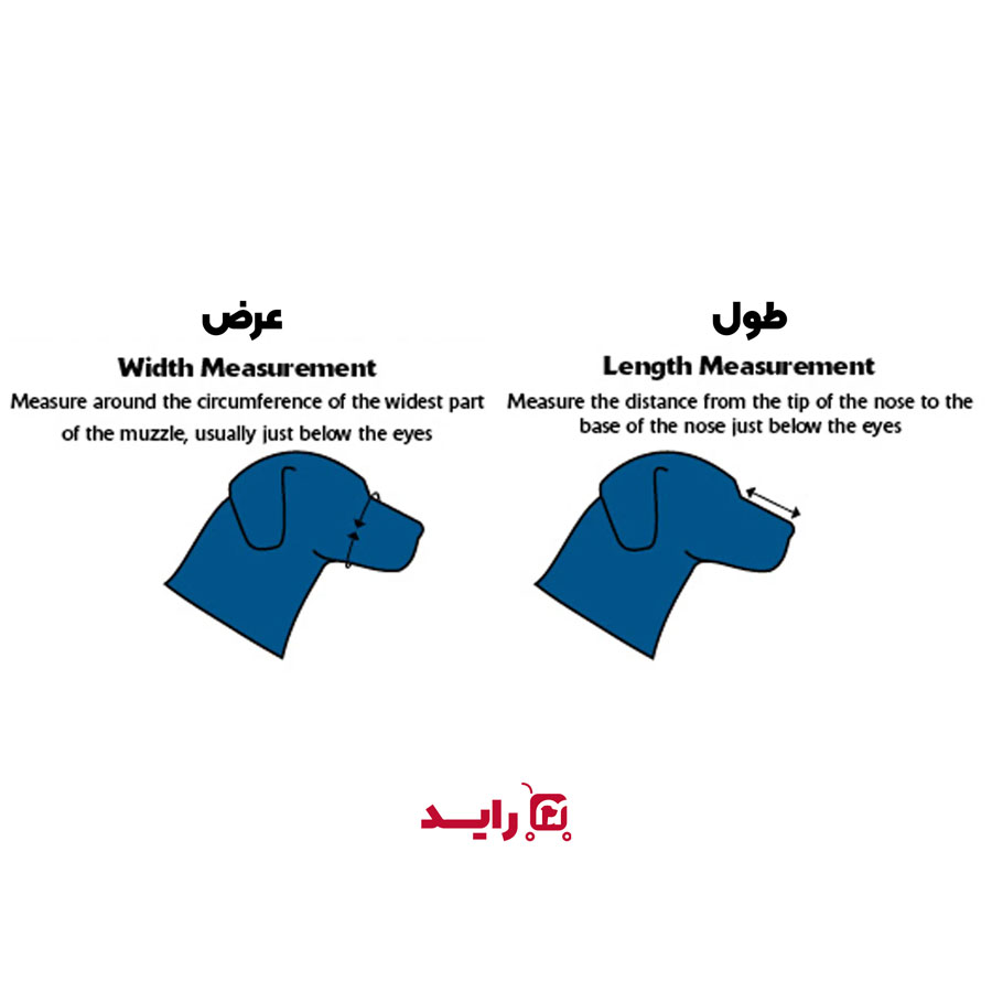 پوزه بند بزرنتی سگ برند زاریکس