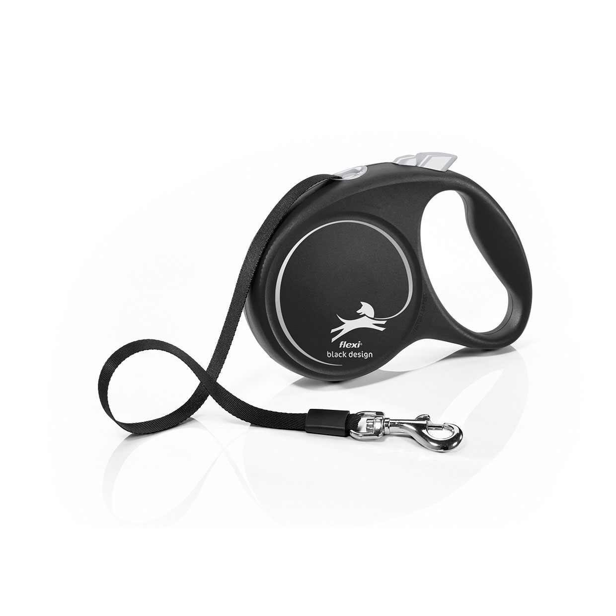 قلاده متری فلکسی مدل black design سایز مدیوم Flexi