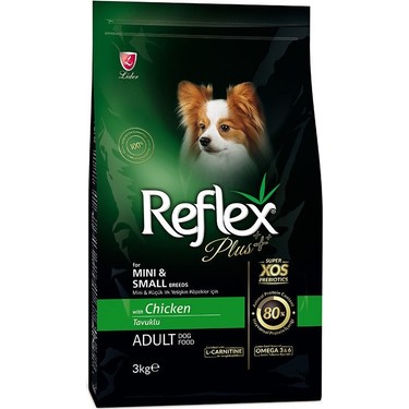 غذا خشک سگ رفلکس پلاس 3 کیلویی طعم مرغ سگ بالغ کوچک | reflex mini small adult 3kg