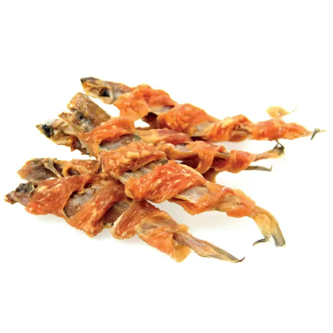 تشویقی سگ ام پتس دورپیچ مرغ و ماهی mpets mySnacky fish & chicken