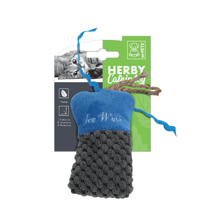 اسباب بازی گربه پردار دارای کتنیپ ام پتس mpets herby catnip toy