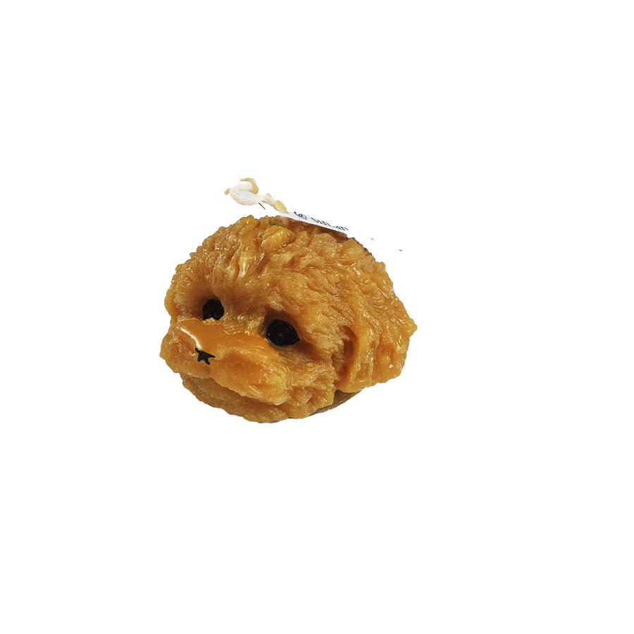 شمع طرح سگ پودل