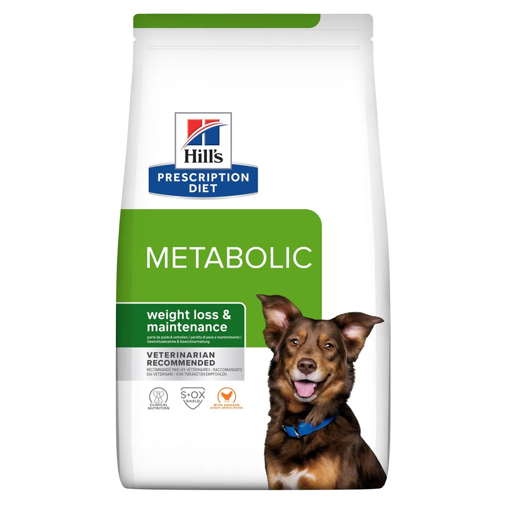 غذا خشک هیلز متابولیک مخصوص کنترل وزن سگ بالغ طعم بره و برنج