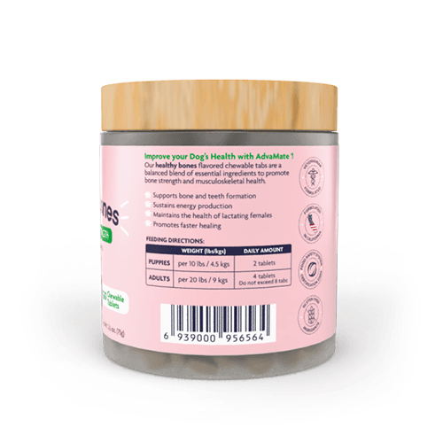 مکمل سلامت استخوان و دندان سگ ادواکر healthy bones advacare