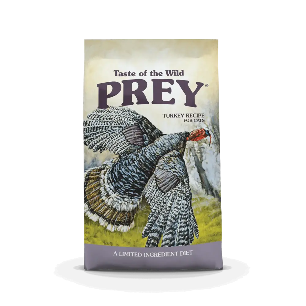 غذای خشک گربه تیست آف د وایلد با طعم بوقلمون Taste Of The Wild Prey Limited Ingredient Recipe Cat Food غذای خشک گربه تیست آف د وایلد با طعم بوقلمون Taste Of The Wild Prey Limited Ingredient Recipe Cat Food