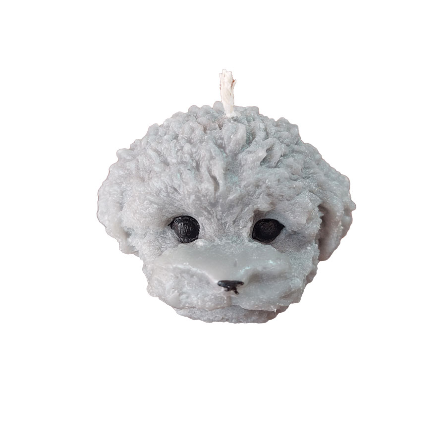 شمع طرح سگ پودل