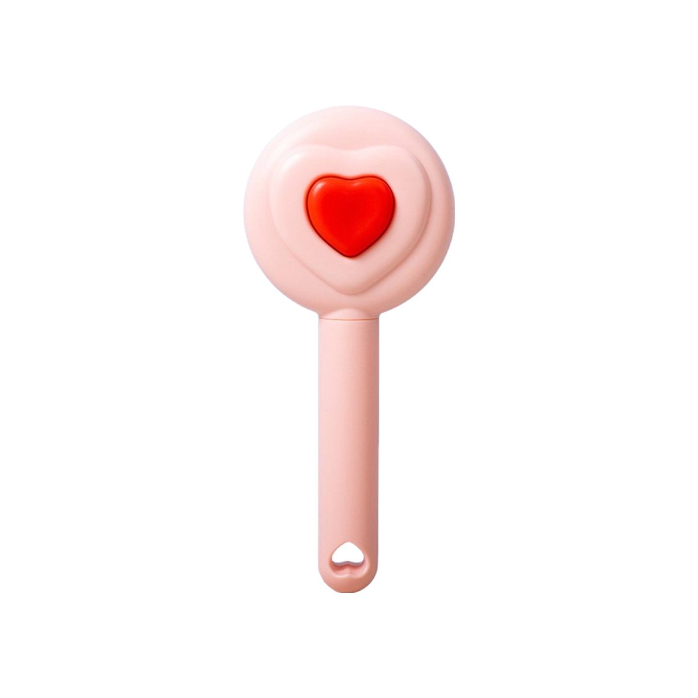 برس دارای دکمه تخلیه طرح قلب