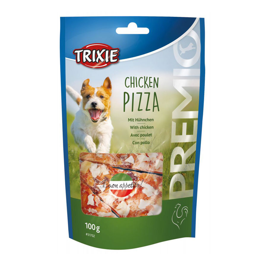 تشویقی سگ تریکسی مدل پیتزا مرغ trixie chicken pizza