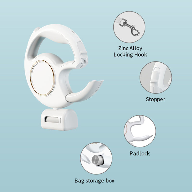 بند قلاده 3 متری چراغدار همراه با محفظه جمع آوری