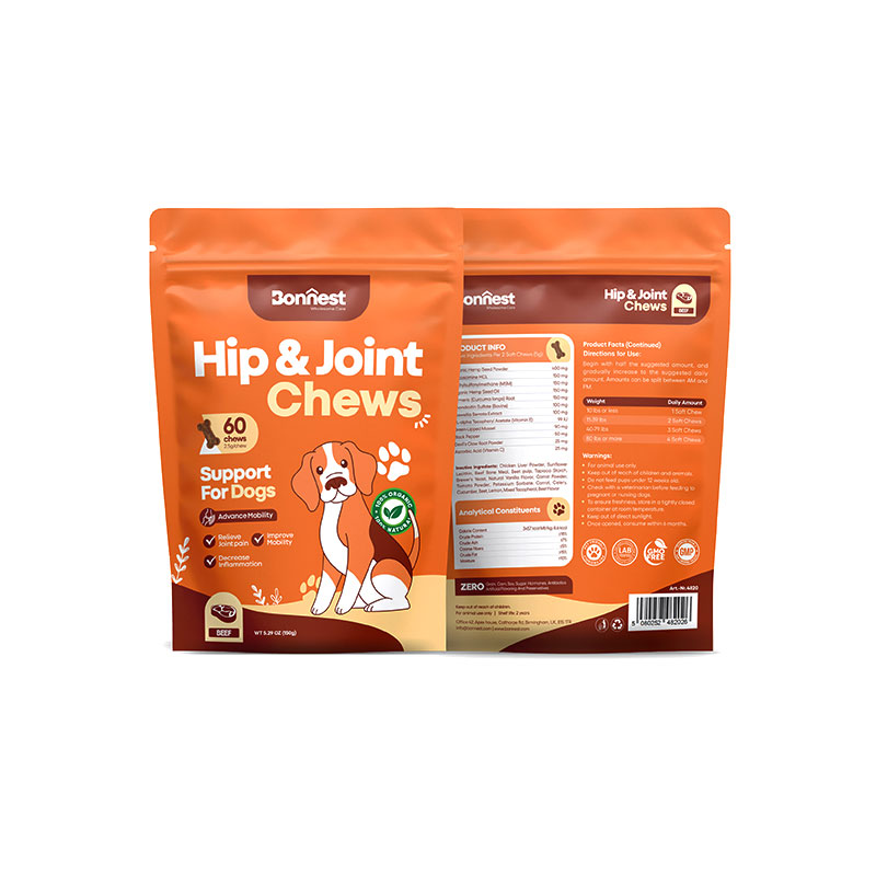 تشویقی سگ بونست مدل تقویت لگن و مفصل جویدنی Bonnest Dog Hip & Joint Chews