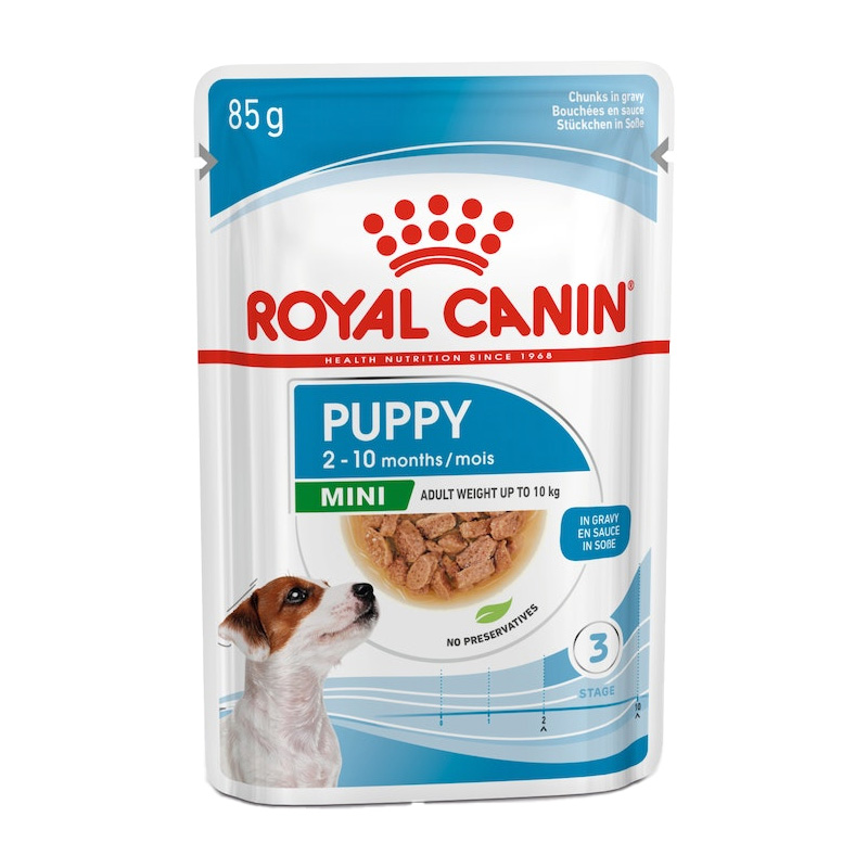 پوچ سگ مینی پاپی رویال کنین 85 گرم (Royal Canin Dog Mini puppy Pouch)