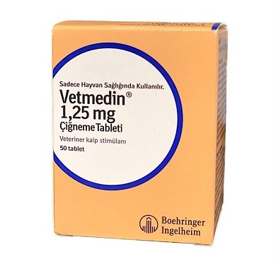 قرص رفع نارسایی قلب وت  مدین Vetmedin 1.25mg