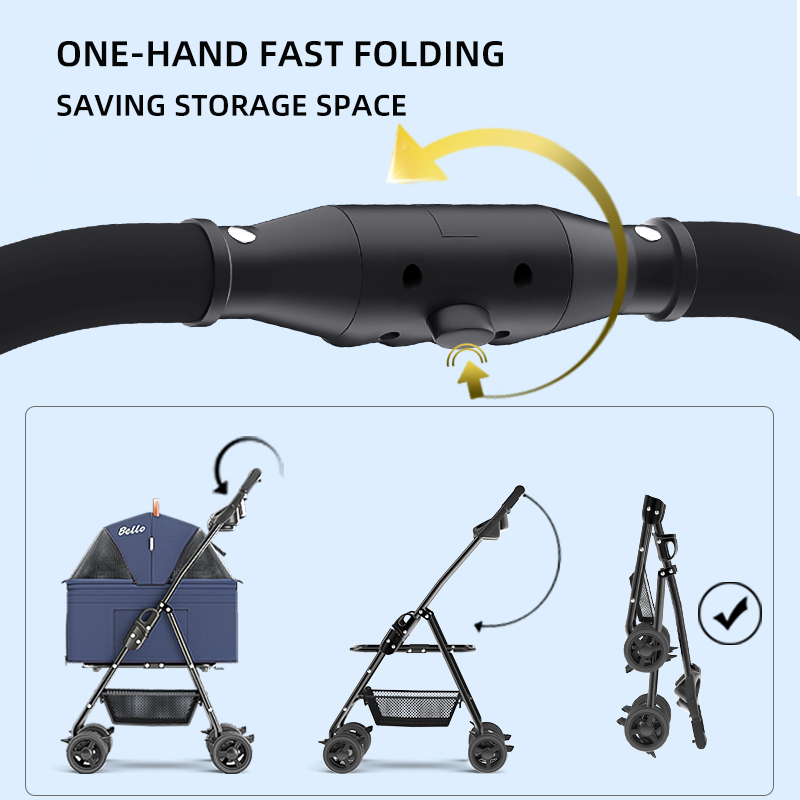 کالسکه و باکس حمل سگ و گربه برند Bello