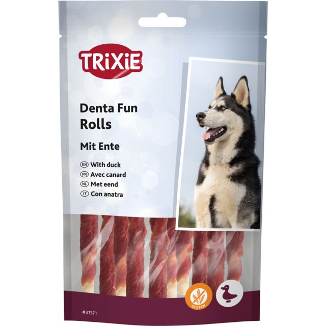 تشویقی دنتال سگ دورپیچ گوشت تریکسی deta fun rolls