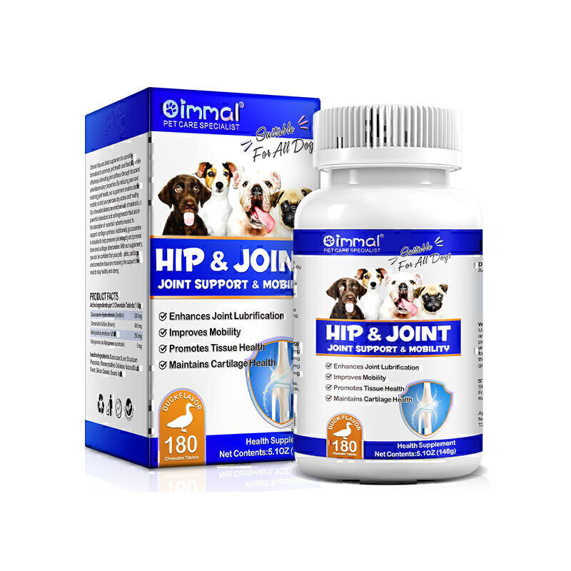 قرص سلامت مفصل و ران سگ اویمال با طعم اردک Oimmal Hip and Joint Dog Pill