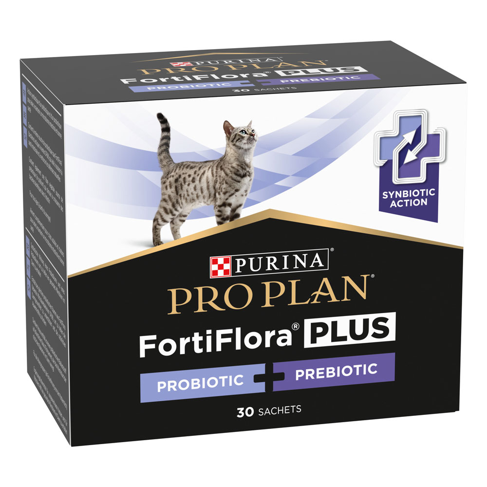پودر پروبیوتیک و پریبیوتیک گربه فورتی فلورا پلاس برند پروپلن Proplan FortiFlora Plus