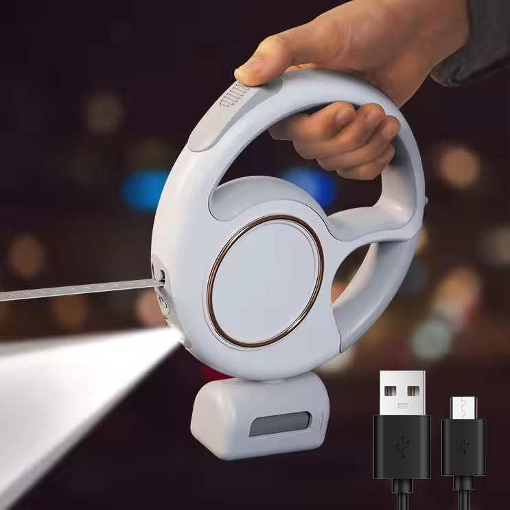 بند قلاده 3 متری چراغدار همراه با محفظه جمع آوری