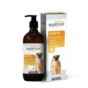روغن ماهی سگ و گربه یوروپت Europet   Salmon Oil