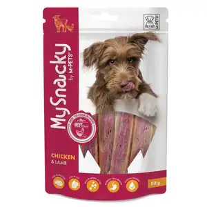 تشویقی سگ ام پتس نواری مرغ و بره mpets mySnacky chicken & lamb