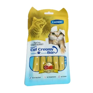 بستنی گربه فنبی با طعم ماهی تن و خاویار Faenbei Cat Creamy Bar with Tuna & Fish Roe