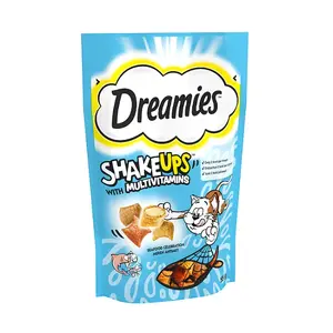 تشویقی گربه دریمیز طعم ماهی و میگو با  مولتی ویتامین DREAMIES SHAKE UPS Multivitamins seafood festival