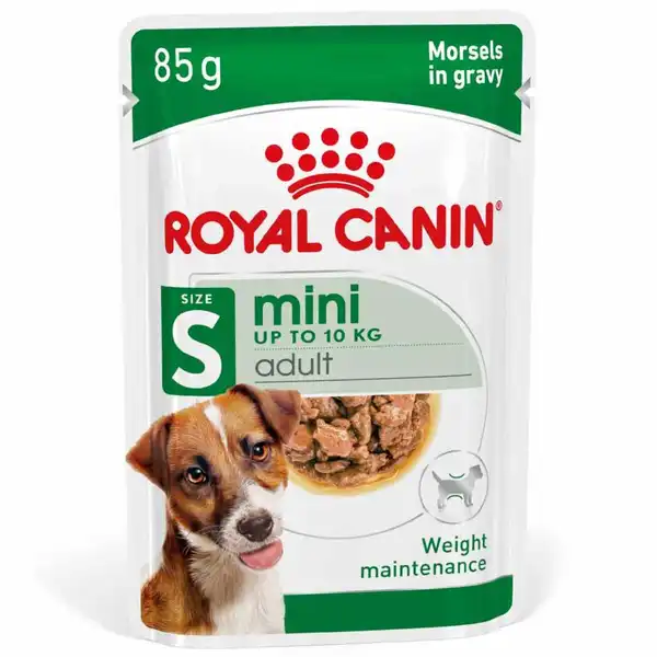 پوچ سگ مینی ادالت رویال کنین | Mini Adult وزن 85 گرم