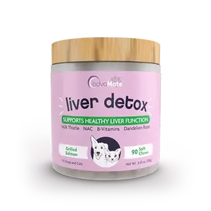 قرص مکمل محافظ سلامت کبد سگ و گربه ادواکر advacare liver detox