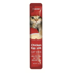 بستنی گربه فنبی با طعم مرغ و تخم مرغ Faenbei Cat Stick with Salmon & Krill