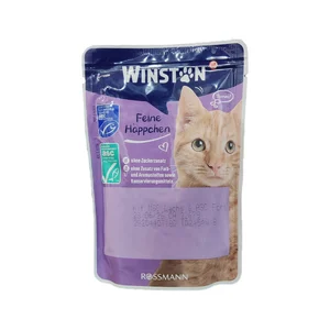 پوچ گربه وینستون با طعم بوقلمون و اردک در سس Winston Turkey & Duck In Sauce وزن 100 گرم