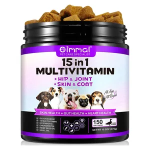 تشویقی مولتی ویتامین سگ اویمال Oimmal 15 in 1 Multivitamin Chews for Dogs بسته 150 عددی