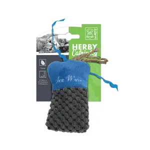اسباب بازی گربه پردار دارای کتنیپ ام پتس mpets herby catnip toy