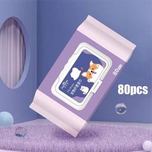 دستمال مرطوب مخصوص حیوانات خانگی میشیو meishiyu