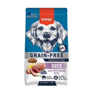 غذای خشک سگ بالغ ونپی با طعم اردک Wanpy dog food duck