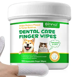 دستمال مرطوب انگشتی تمیز کننده دندان سگ و گربه اویمال