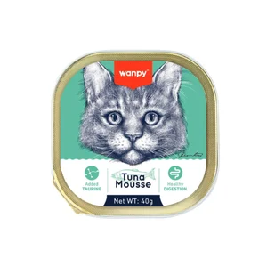 ووم گربه ونپی با طعم ماهی تن Wanppy Tuna Mousse وزن 40 گرم