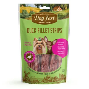 تشویقی سگ داگ فست مدل فیله نواری اردک