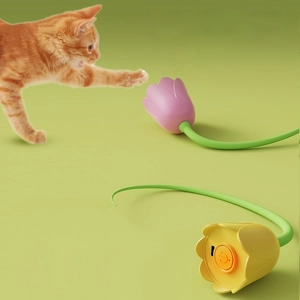 اسباب بازی طرح گل با دم متحرک