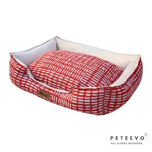 جای خواب پتیوو مدل casual طرح لاین قرمز پتیوو