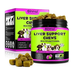 تشویقی سگ جویدنی مراقبت از کبد اویمال با طعم گوشت گاو Oimmal Liver Support Dog Chews with Beef
