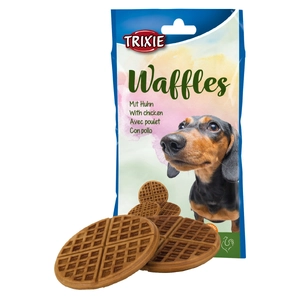 تشویقی سگ تریکسی وافل با طعم مرغ Trixie Waffles