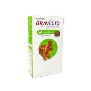 قرص ضد کک و کنه سگ براوکتو ترک bravecto وزن 10 تا 20 کیلوگرم