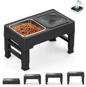ظرف آب و غذا 2قلو پایه دار els pet ظرف آب و غذا 2قلو پایه دار els pet