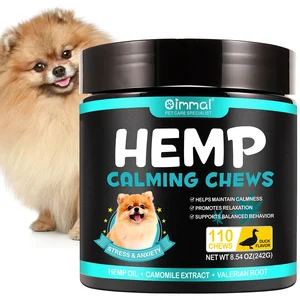 تشویقی آرامبخش سگ اویمال با طعم اردک Oimmal Hemp Calming Dog Chews With Duck Flavor