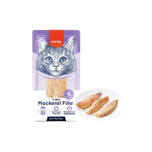 تشویقی گربه ونپی مدل فیله ماهی ماکرل Wanpy Mackerel Fillet for Cats