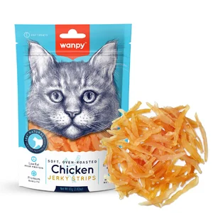 تشویقی ونپی گربه طعم مرغ Wanpy Chicken Jerky Strips