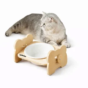 ظرف آب و غذا سگ و گربه سرامیکی مدل لونا