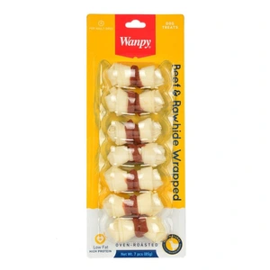 تشویقی دنتال ونپی سگ دورپیچ گوشت beef & rawhide wrapped